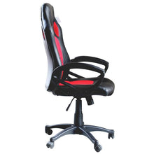 Gamer szék több színben - basic-színes háttámla, piros-2