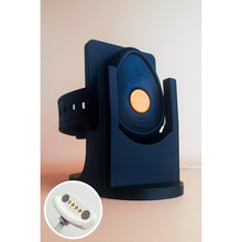 White 3D printed charging dock for a Gondosóra watch with original magnetic cable compatibility