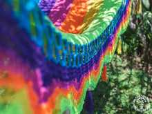 Multicoloured Rivas L-bar cotton hammock handmade in Nicaragua