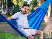 Carmen XL Mexican nylon mesh hammock for outdoor relaxation