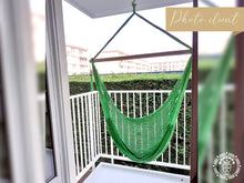 Jinotega XL pistachio green cotton hammock chair handmade in Nicaragua