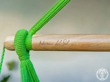 Jinotega XL pistachio green cotton hammock chair handmade in Nicaragua