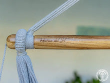 Jinotepe handmade cotton hammock chair with wooden support