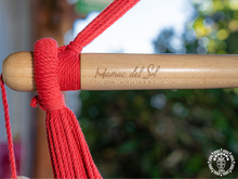 Colourful Trinidad handmade cotton hammock chair from Nicaragua