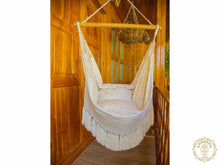Blanca XL white Colombian cotton hammock chair
