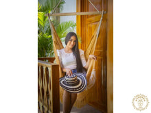 Jamundí XL Colombian hammock chair handcrafted in cotton