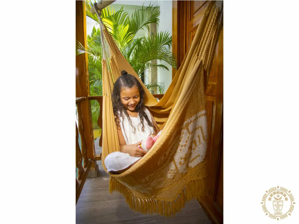 Jamundí XL Colombian hammock chair handcrafted in cotton