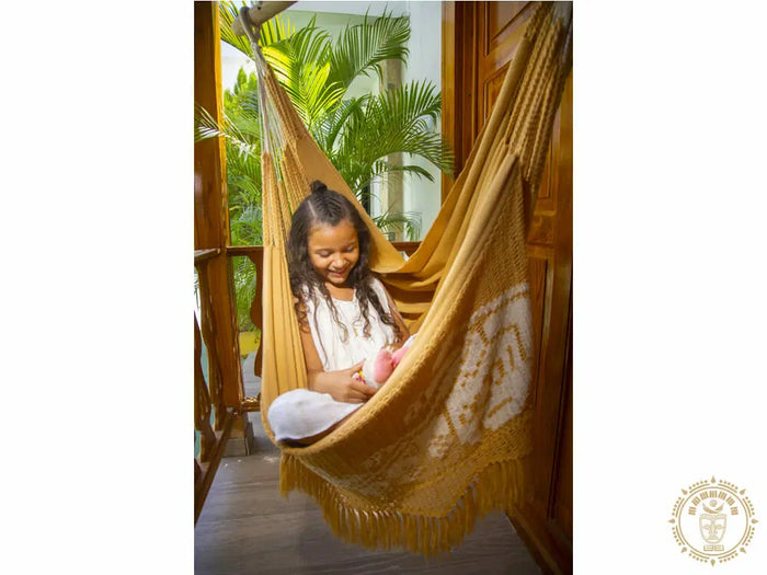 Jamundí XL Colombian hammock chair handcrafted in cotton