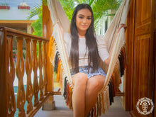 Magdalena XL handwoven Colombian cotton hammock chair