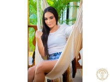 Magdalena XL handwoven Colombian cotton hammock chair