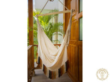 Magdalena XL handwoven Colombian cotton hammock chair