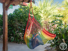 Trinidad XL handmade cotton hammock chair from Nicaragua