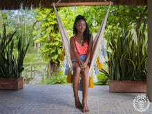 Tunja XL Colombian hammock chair with tassel details