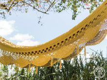 Santiago XL hand-woven cotton double hammock from Nicaragua