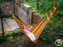 Maya XXL Tipico Mexican hammock in knotless nylon mesh