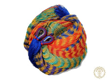 XL Macao Mexican nylon hammock with vibrant handwoven mesh design