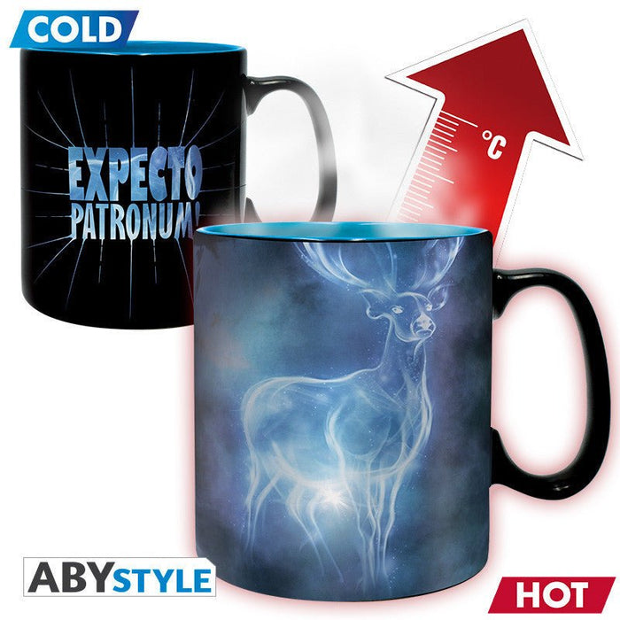 Harry Potter - hőre változó bögre - 460 ml - Patronus - Zencloudshop.eu