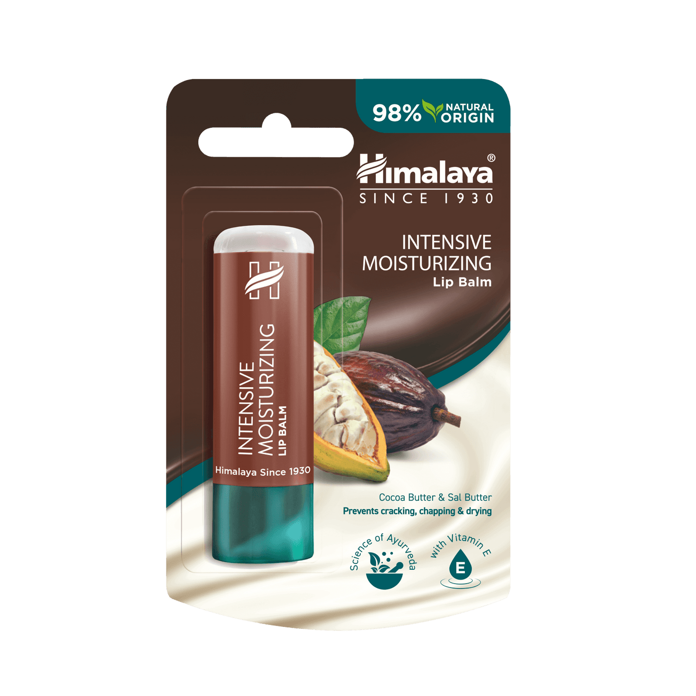 Himalaya Intensive Moisturizing Cocoa Butter Lip Balm - 4.5 g - Zencloudshop.eu