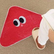 Funny face bath mat in 40 x 60 cm size for bathroom or kids’ room floor