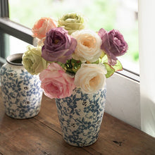 Retro ceramic flower vase for home decor
