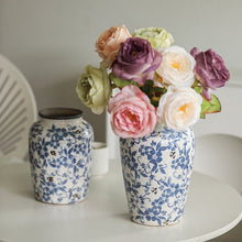 Retro ceramic flower vase for home decor