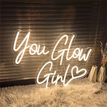 You Glow Girl LED neon sign for wall decor