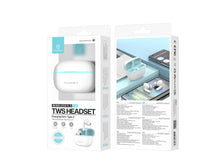 Fehér Techancy KP2714 TWS Bluetooth fülhallgató