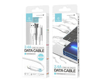 Fehér Techancy USB-A–Lightning kábel