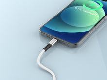 Fehér Techancy USB-A–Lightning kábel