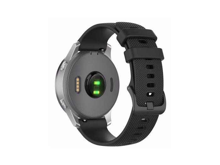 Techancy KC2120 fekete 22 mm-es okosóra szíj