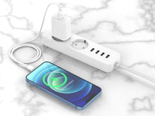 Fehér Techancy USB-A–Lightning kábel 2 m hosszban
