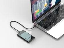 Fekete Techancy MF1300 külső ház 2,5 hüvelykes HDD és SSD meghajtóhoz