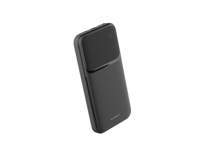 Fekete Techancy TF2781 power bank 10000 mAh kapacitással