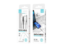 Fehér Techancy USB-A–Lightning kábel