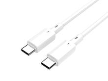 Fehér Techancy USB-C–USB-C kábel