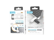 Fehér Techancy KJ8810 OTG kártyaolvasó adapter