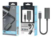 Fekete Techancy USB-C–HDMI adapter