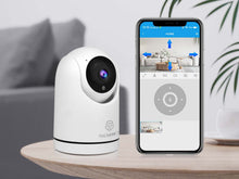 Fehér Techancy SH042 beltéri Wi-Fi biztonsági kamera
