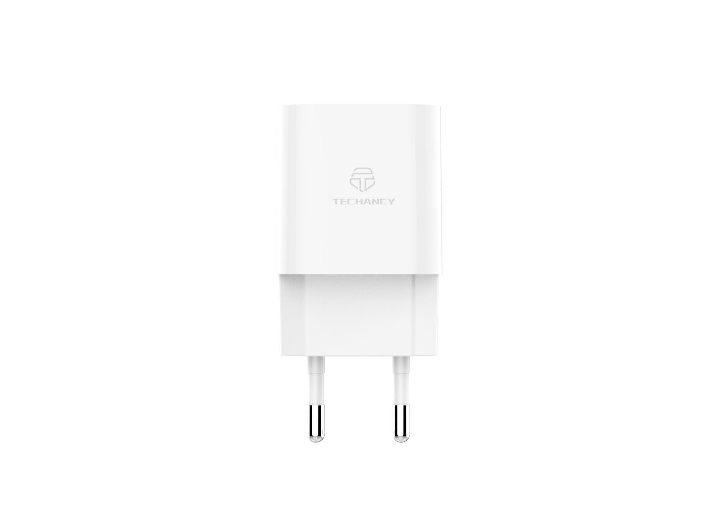 Fehér Techancy TA2772 USB fali töltő két porttal