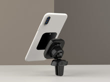 Fekete Techancy fém adapter mágneses telefontartóhoz