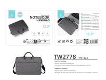 Fekete Techancy laptop táska 13,3 hüvelykes géphez