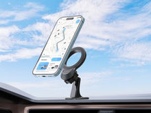 Fekete Techancy mágneses autós telefontartó