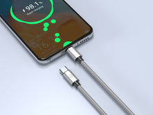 Ezüst Techancy USB-C–Lightning kábel 1 m
