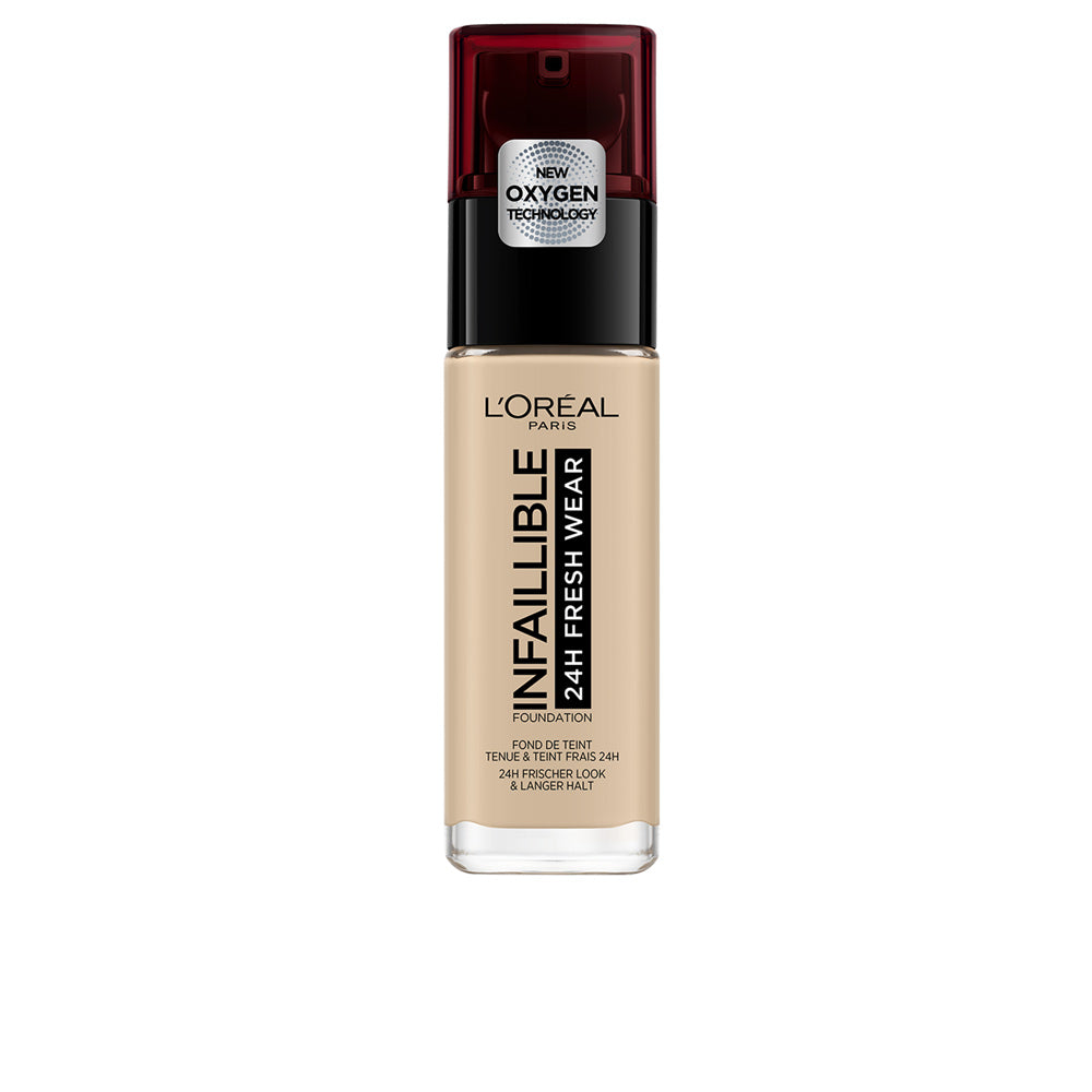 L'Oréal Paris Infaillible 32H Fresh Wear alapozó SPF25 130 Beige Peau 30 ml