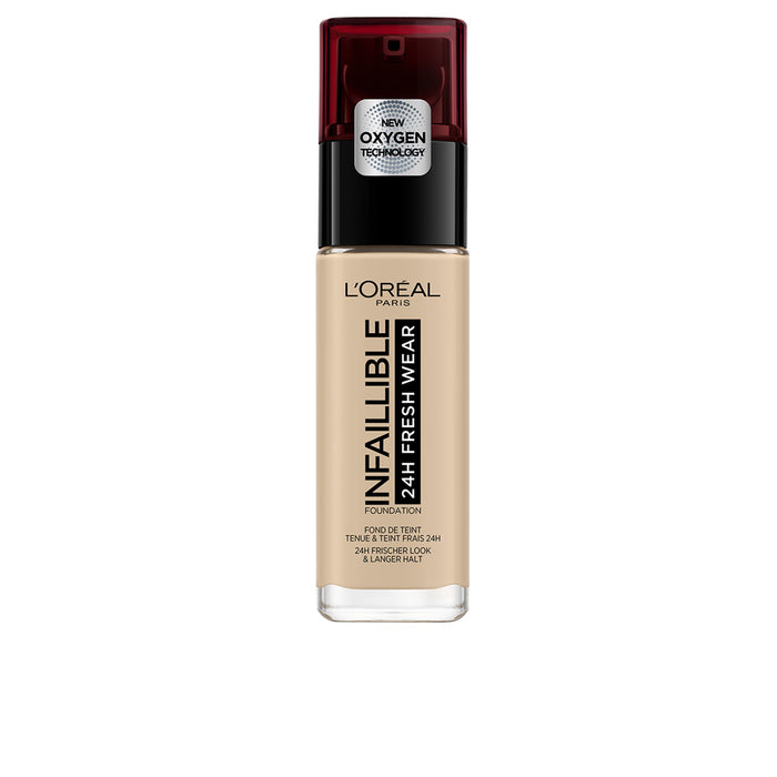 L'Oréal Paris Infaillible 32H Fresh Wear alapozó SPF25 130 Beige Peau 30 ml