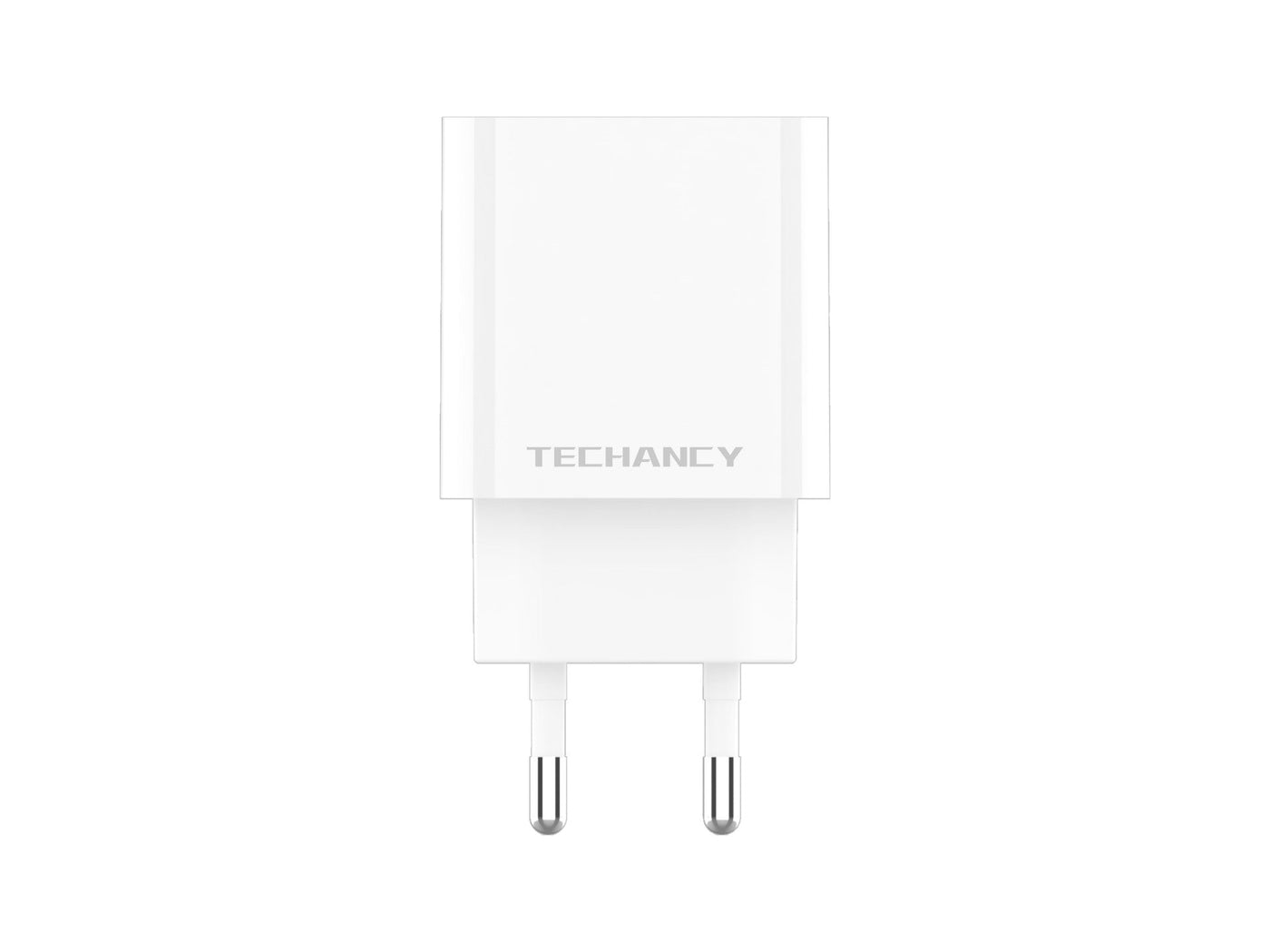 Fehér Techancy TA2828 USB-C és USB-A hálózati töltő