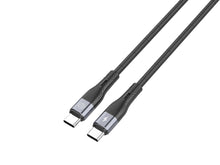 Techancy Cabo de carregamento rápido PD USB C para USB C Preto TB1779, carregamento rápido de 60 W, comprimento 1 m-1