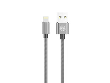 Szürke Techancy USB-A–Lightning kábel