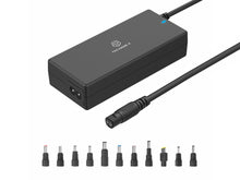 Fekete Techancy univerzális laptop töltő 120 W