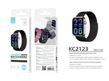 Fekete Techancy KC2123 fém Apple Watch szíj